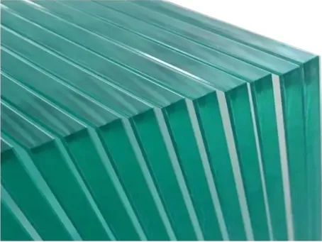 Factory 6.38mm 8.38mm PVB Film Tinted Bronze Colored Brown Laminated Safety Glass 2