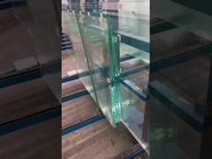 Ultra Clear Toughened Glass With 45° Beveled Edge.