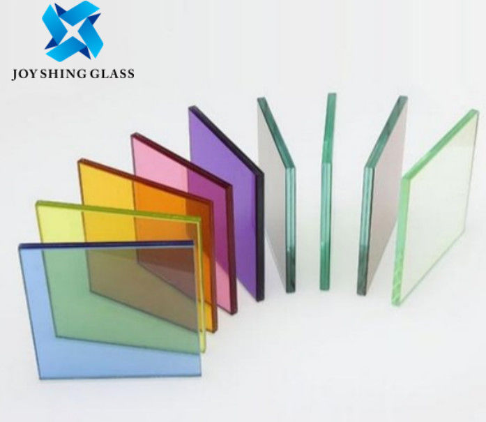 Double Glazing Colored Laminated Glass 6.38mm 8.38mm Translucent Gradient