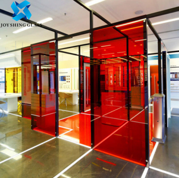 Colored Laminated Glass 0.76mm Ocean Blue PVB Laminated Safety Glass