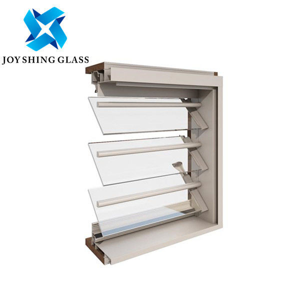 Adjustment Flat Louver Glass Blade Customized Size CE Certificate