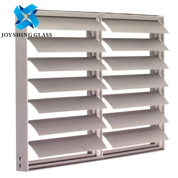 Adjustment Flat Louver Glass Blade Customized Size CE Certificate