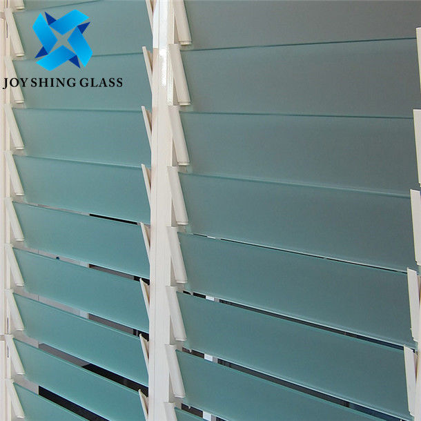 Clear Tempered Louvre Window Glass Blades 4mm 5mm 6mm Thickness
