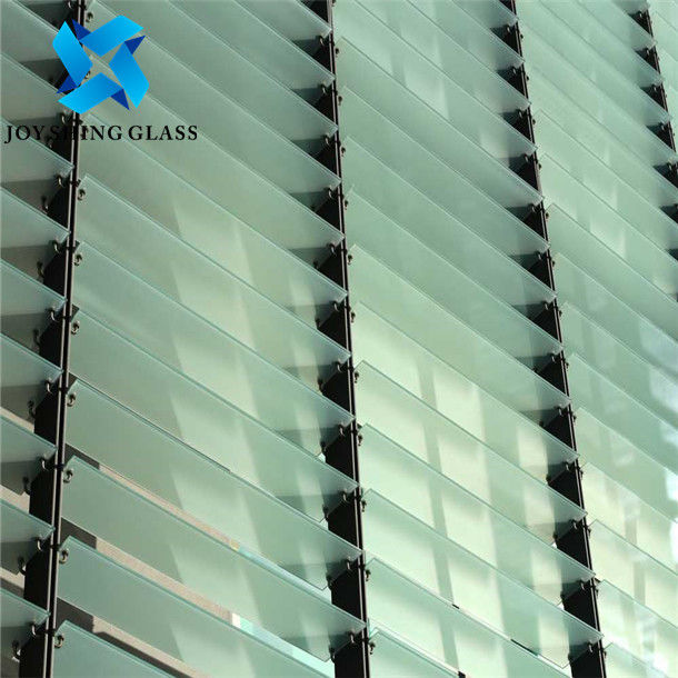 Clear Tempered Louvre Window Glass Blades 4mm 5mm 6mm Thickness