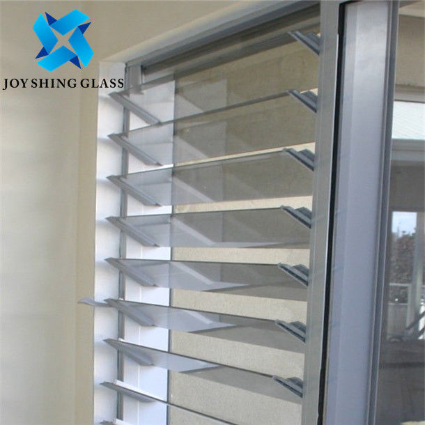 Louver Laminated Glass Sheet Custom Thickness Size Color Shape