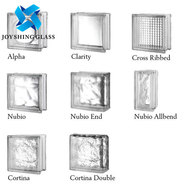 Solid Crystal Glass Block Brick Rectangular For Decoration / Building