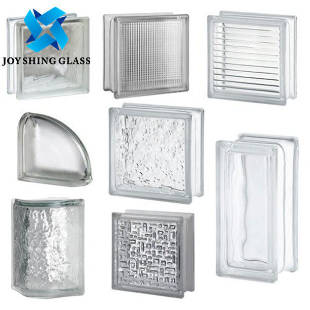 Solid Crystal Glass Block Brick Rectangular For Decoration / Building