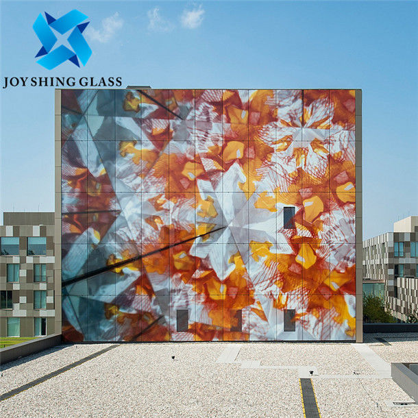 Decorative Wall Digital Ceramic Printing On Glass Customized Size