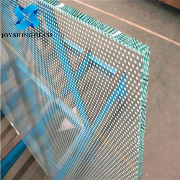 12mm 15mm 19mm Silk Screen Glass Frit Glass Flat / Curved Type