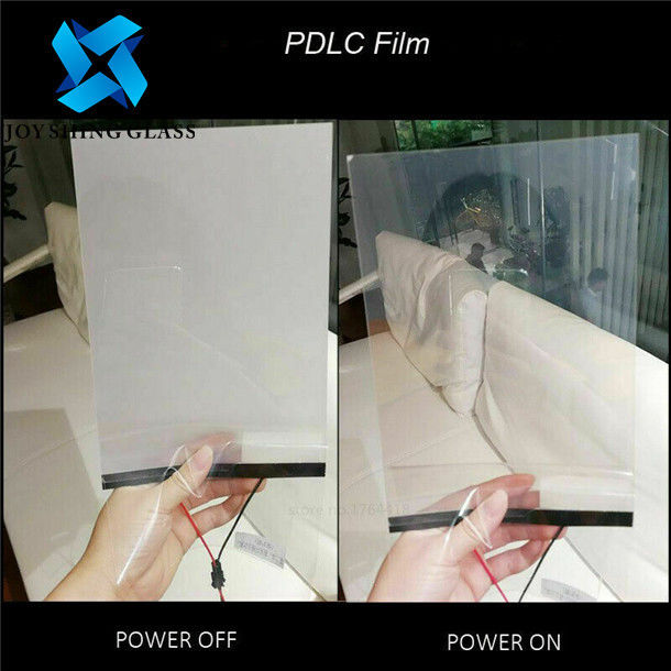 Switchable Smart Glass Windows 1mm-19mm Self Adhesive PDLC Film