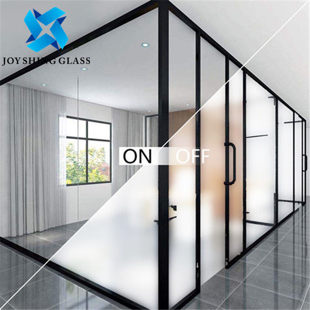 Self Adhesive PDLC Film Smart Glass , Electric Switchable Glass