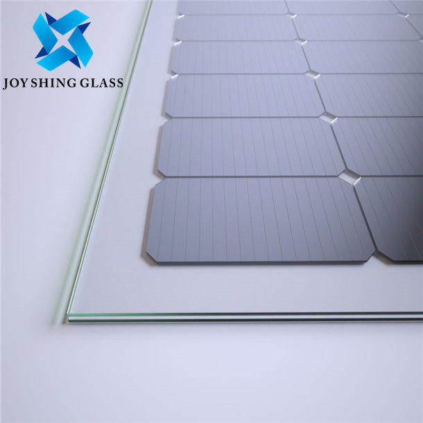 Ultra Clear Solar Tempered Glass Curved / Flat Transparent Photovoltaic Glass