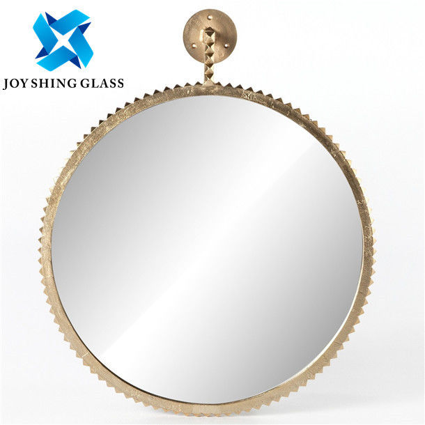 OEM Living Room Decoration Mirror , Silver Gold Wall Mirror 1.1mm - 8mm