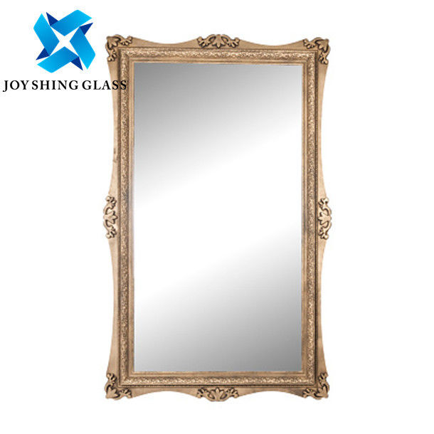 5mm Metal Framed Full Length Mirror , Rectangular Arch Free Standing Mirror For Living Room