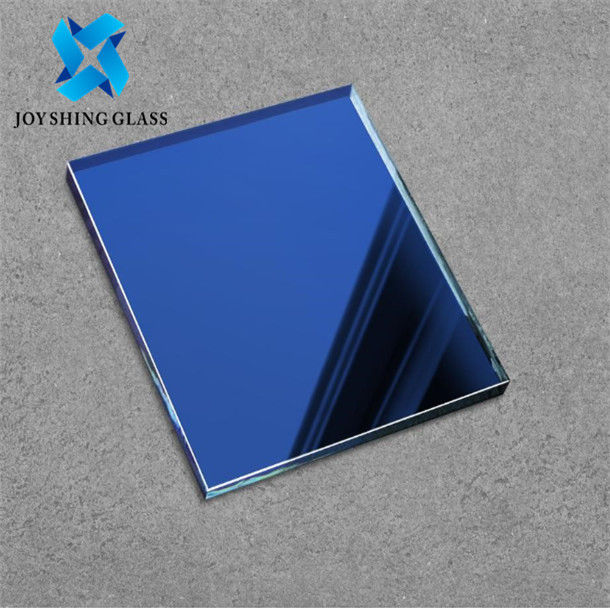 Ultra Clear Coloured Mirror Glass Customized For School / Hospital