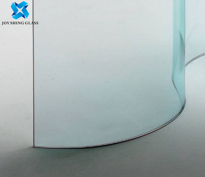 Building / Furniture Curved Tempered Glass Sheets 2mm-19mm Hot Bent Glass