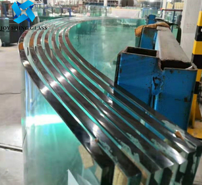 6mm Curved Tempered Glass Guardrail Toughened Glass 5 Times Safety Strength