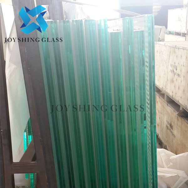 6.38 mm Safety Laminated Glass Fireproof Tempered Laminated Glass Custom