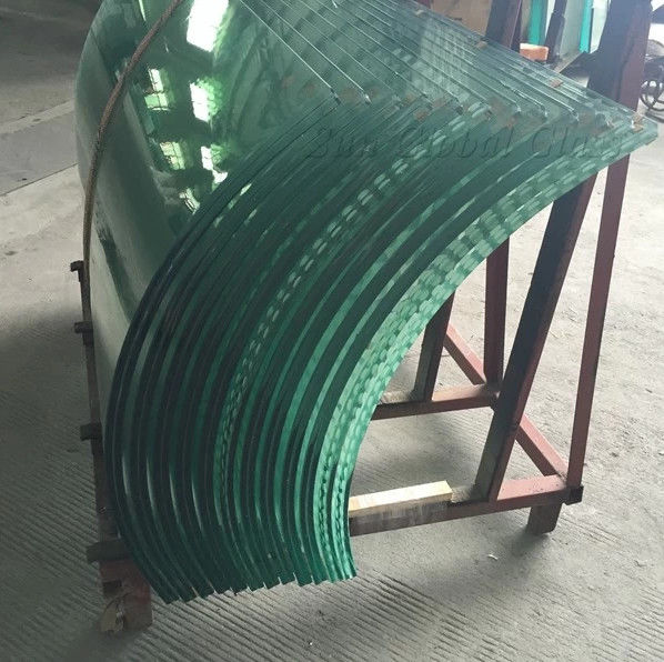 Custom Curved Tempered Glass 6mm Toughened Laminated Glass Panels