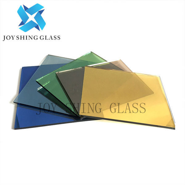 Curved Reflective Float Glass 3mm-22mm Reflective Toughened Coated Glass