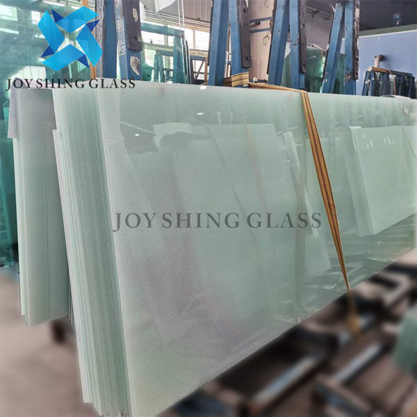 Frosted Acid Etched Glass Panels , Anti Glare Window Glass Size Customized