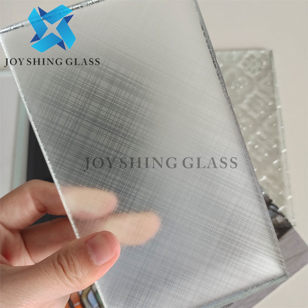 Frosted Acid Etched Glass Panels , Anti Glare Window Glass Size Customized