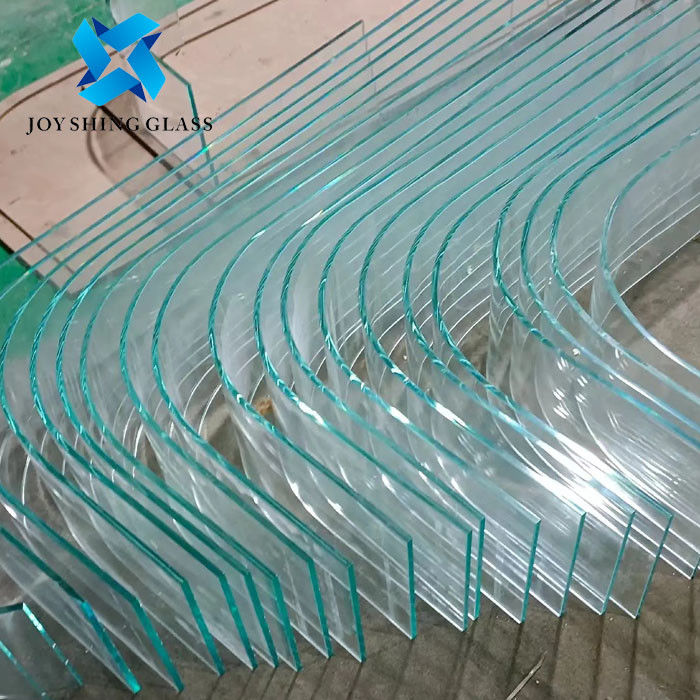 3/4 Inch Clear Bent Toughened Glass 19mm Curved Tempered Glass