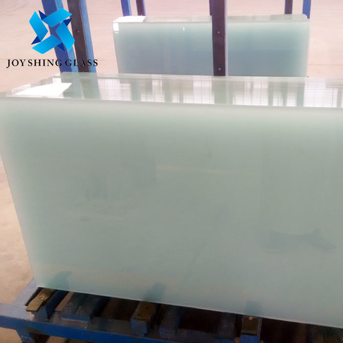 Custom 10mm Frosted Tempered Glass Panels 3/8