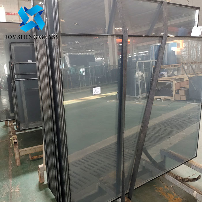 Customized Blue Grey Tinted Insulated Glass For Curtain Wall