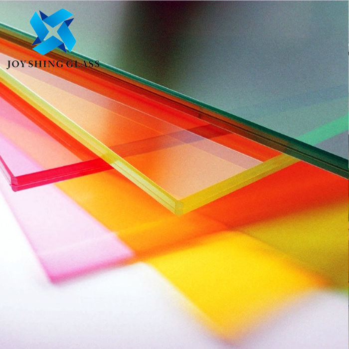 Colored Laminated Glass 5+5mm Decorative Laminated Glass PVB Interlayer