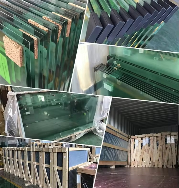 Safety 4 5 6 8 10mm 12 15 19mm Thick Full Toughened Esg Building Glass Panel Tempered Glass
