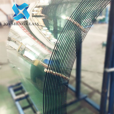 Bend Tempered Glass 10mm Green Safety Toughened Glass