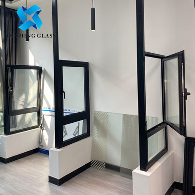 Thermal Break Aluminium Swing Door 120mm Aluminum Frame
