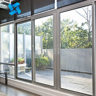 Customized 4mm+0.76PVB+4mm Laminated Glass Sliding Doors