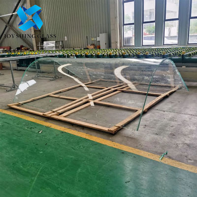 Curved Double Glazing Unit 17.52mm Curved Laminated Glass