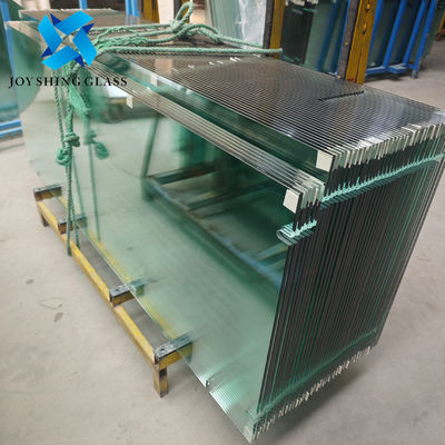 15mm Clear Toughened Glass 19/32 Inch Safety Architectural Glass